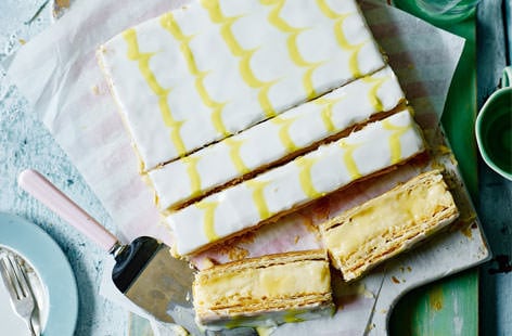 Image of "Lemon curd custard slices "