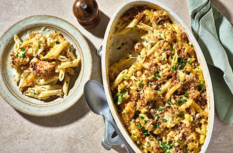 Image of "Cauliflower cheese pasta bake"
