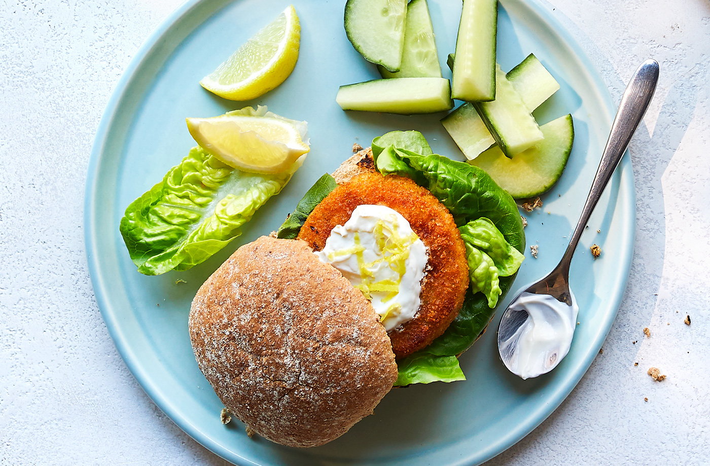 Fishcake burgers