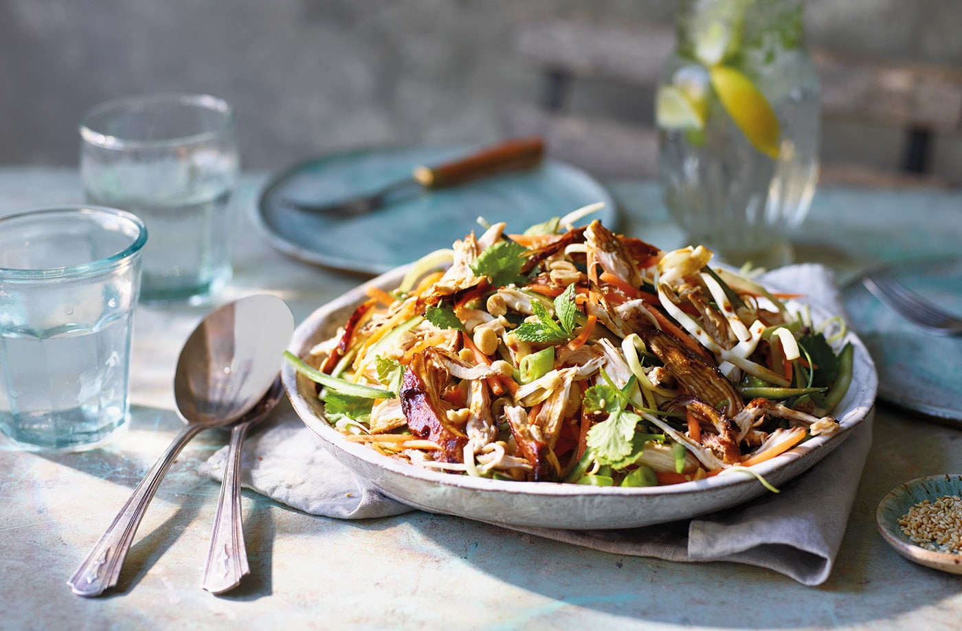 Chopped Asian chicken salad