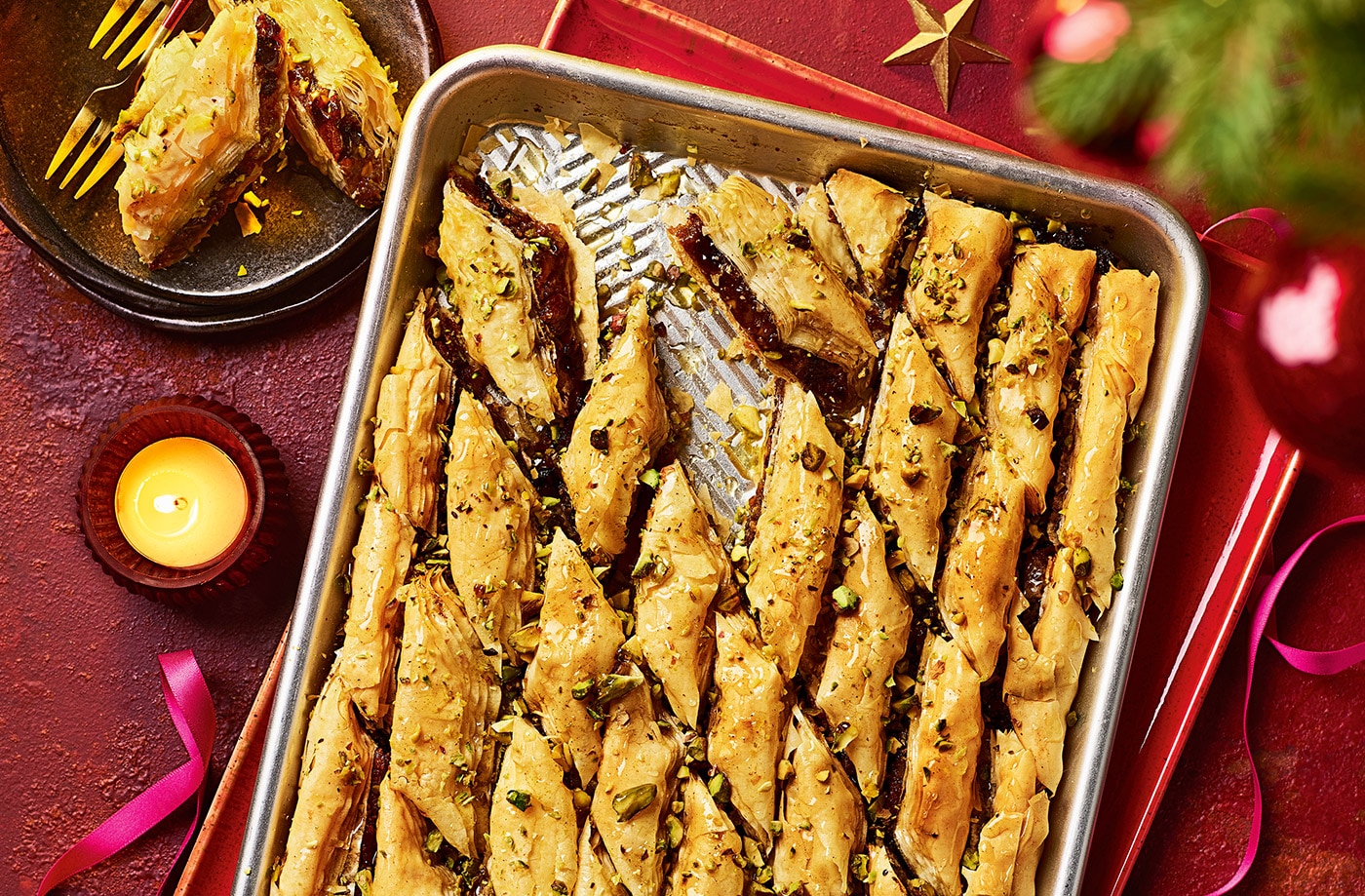 Mince pie baklava