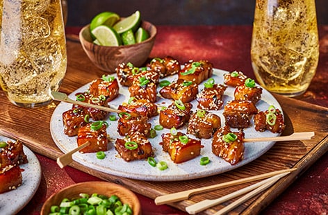 Image of "Glazed pork belly bites"