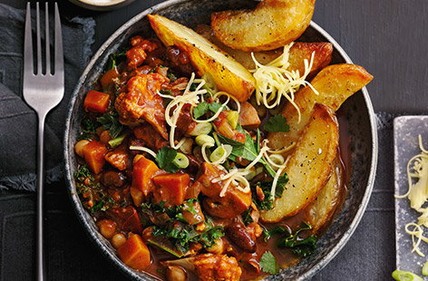 Image of "Cauliflower and bean chilli"
