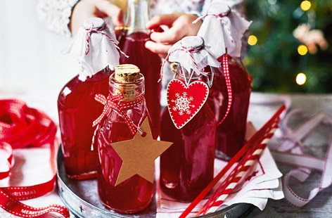 Image of "Cranberry lemonade cordial"