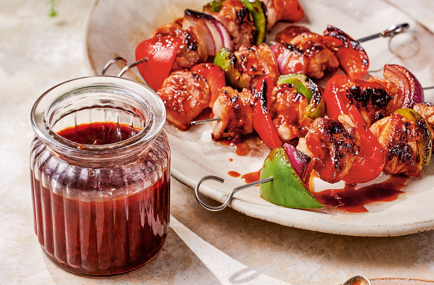 Hot harissa honey barbecue sauce