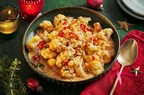 Image of "Air-fryer bang bang cauliflower cheese"