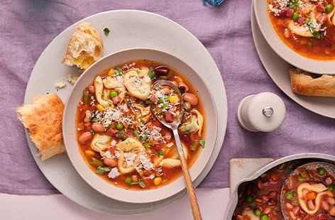 Image of "Tortelloni minestrone"