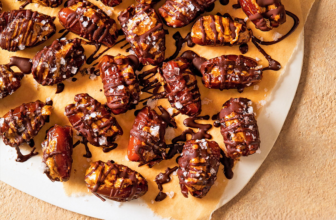 Frozen stuffed dates