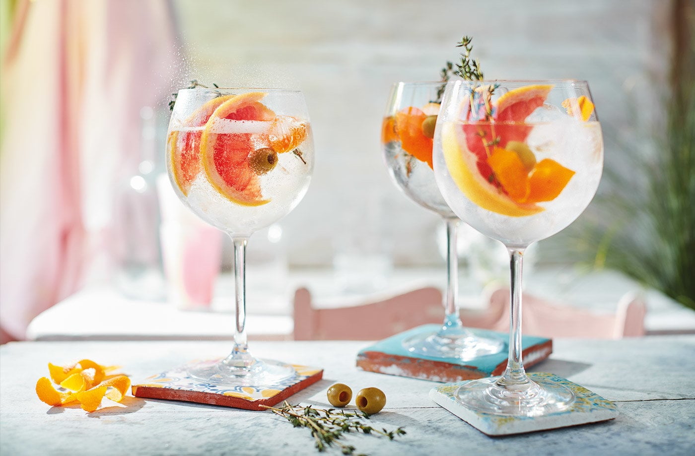 Spanish-style gin and tonic