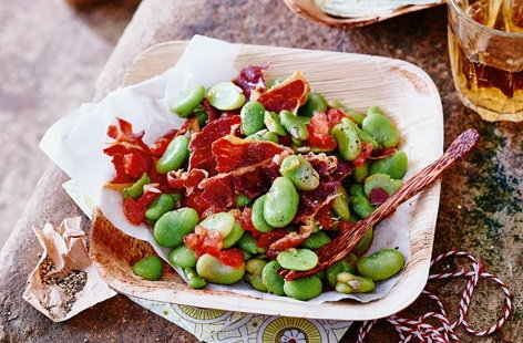 Image of "Fava bean salad"