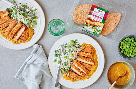 Image of "Vegan katsu curry"