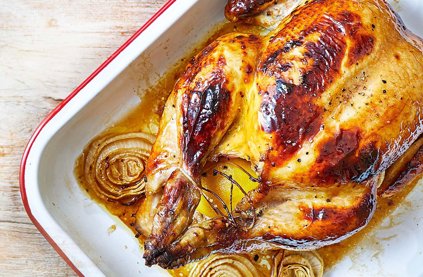 Honey roast chicken