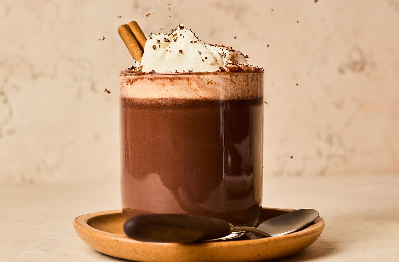 Buttered rum hot chocolate