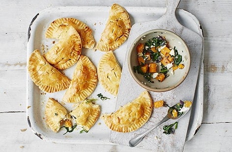 Image of "Gluten-free butternut squash and feta pasties"