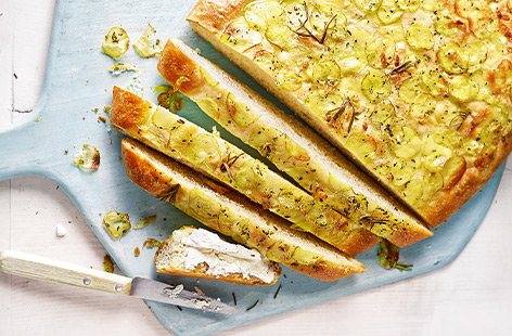 Image of "Cornish potato and rosemary focaccia"