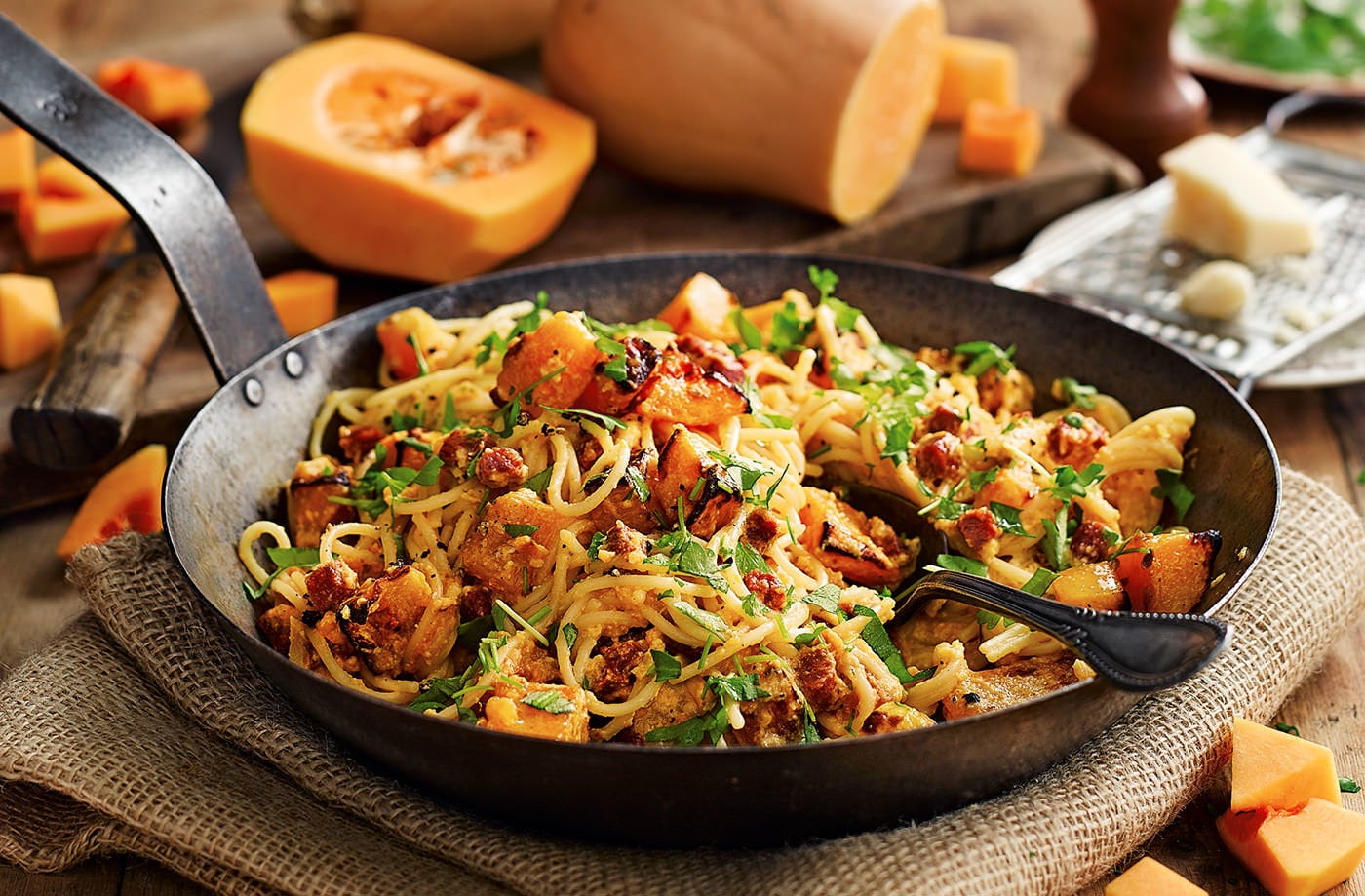 Butternut carbonara