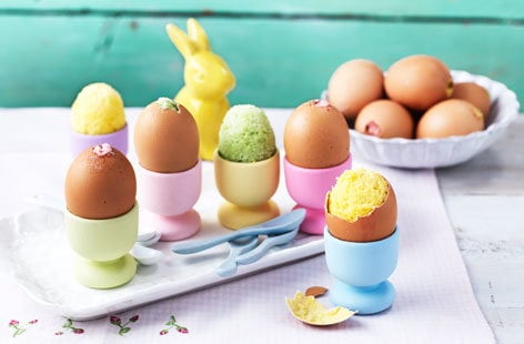 Image of "Easter egg cakes"
