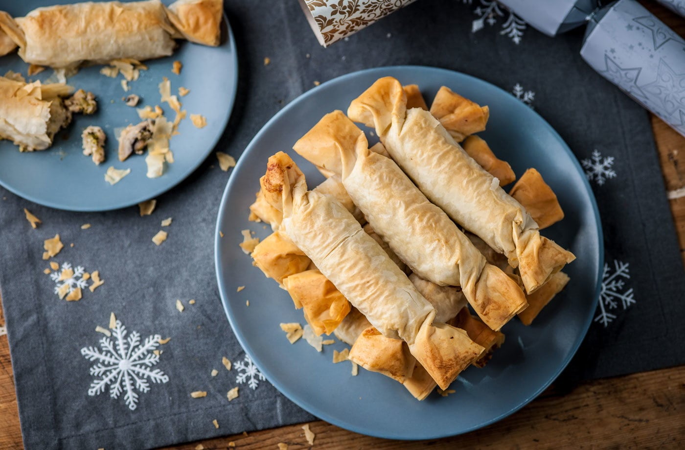 Alyn Williams' chicken crackers