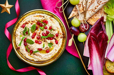 Image of "Bejeweled houmous"