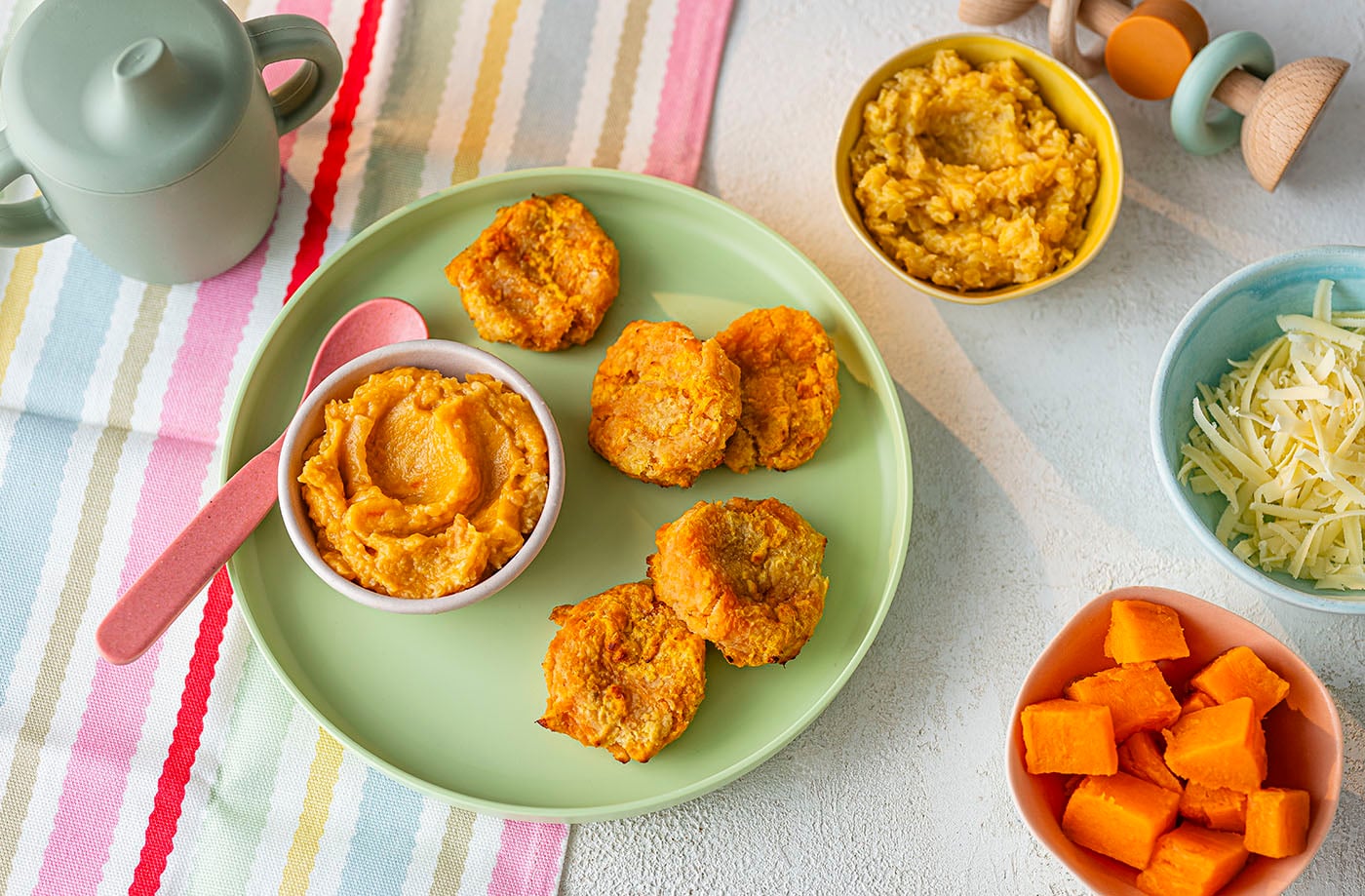 Sweet potato and lentils