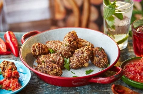 Image of "Quibe (beef meatballs)"