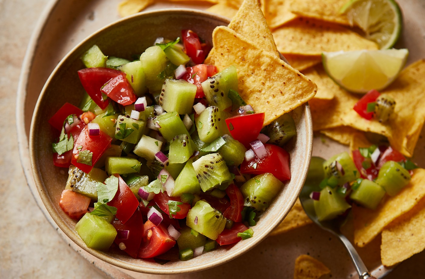 Green kiwi salsa