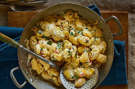 Image of "Creamy crab gnocchi"