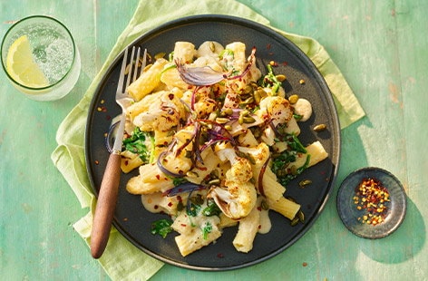 Image of "Creamy cauliflower pasta"