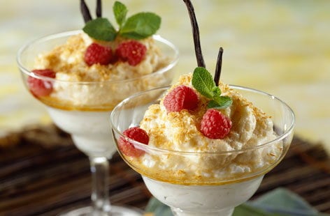 Jamaican rice dessert cups