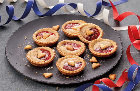 Image of "Mini peanut butter and jam tarts"
