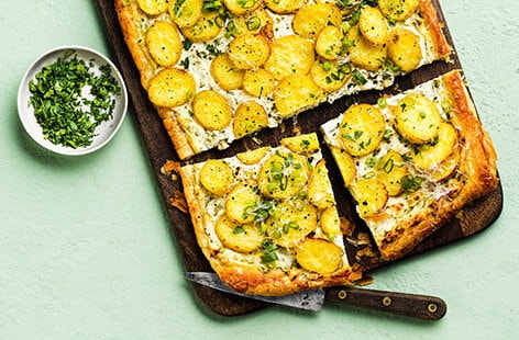 Image of "Baby potato tart"