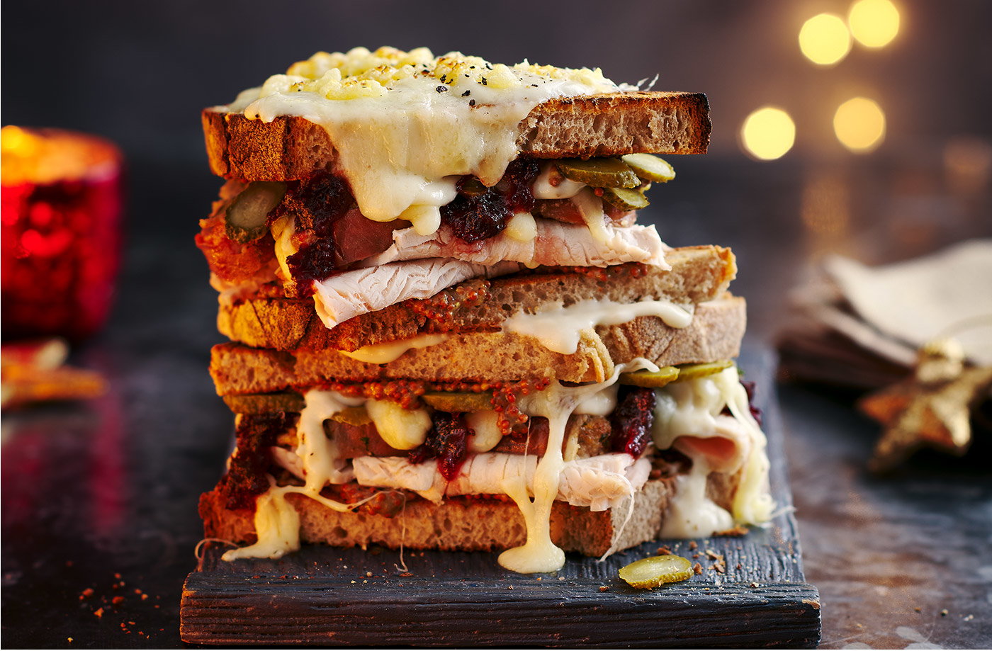 Turkey croque monsieur