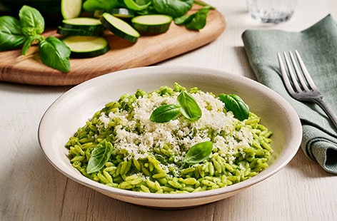 Secret green orzotto