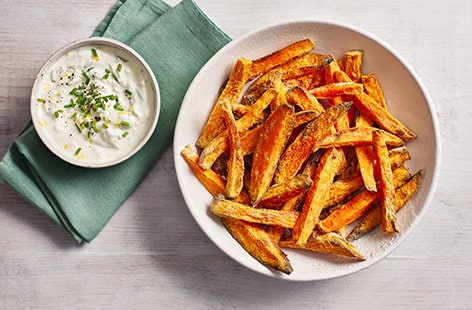Image of "Air-fryer sweet potato fries"