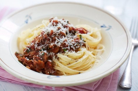 Image of "Gluten-free spaghetti Bolognese"