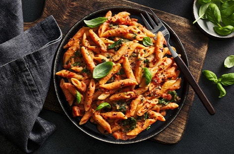 Image of "Creamy hidden-bean pasta sauce"