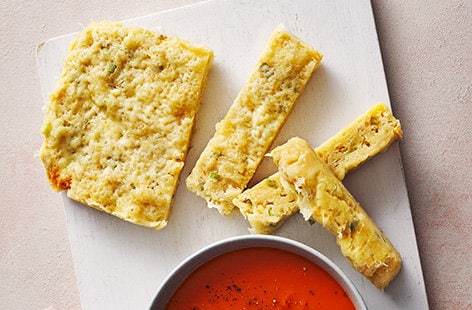Image of "Cheese and onion microwave bread"