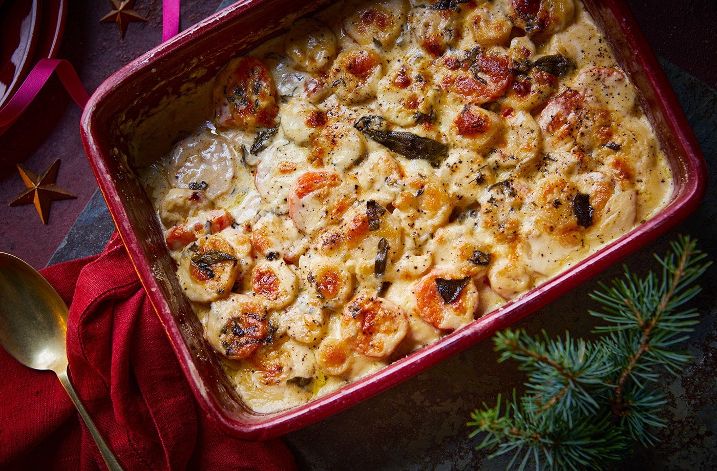 Carrot and parsnip dauphinoise