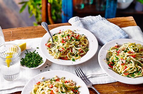 Image of "Crab linguine"
