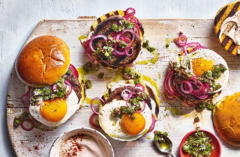 Image of "South American-style beef burgers"