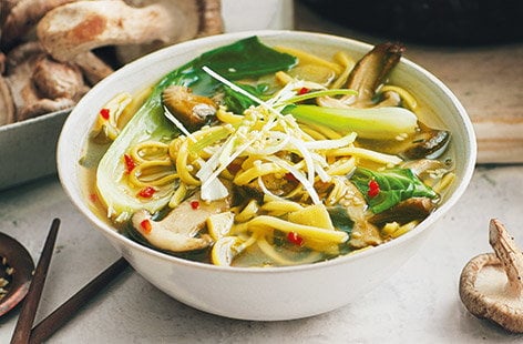 Image of "Mushroom and sesame ramen"