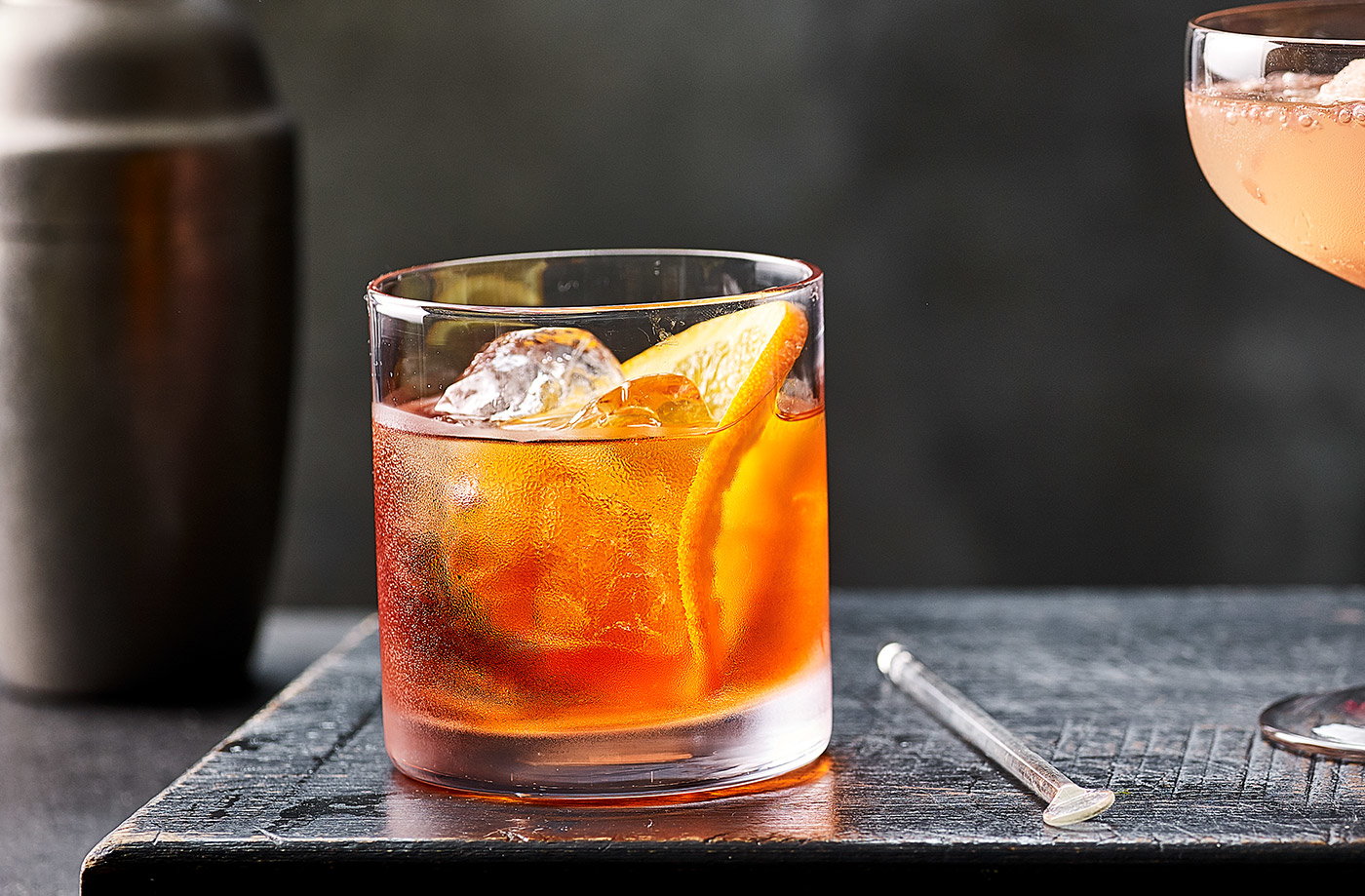 Pink negroni