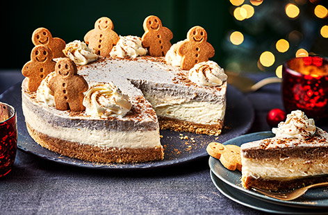 Image of "Gingerbread man cheesecake"