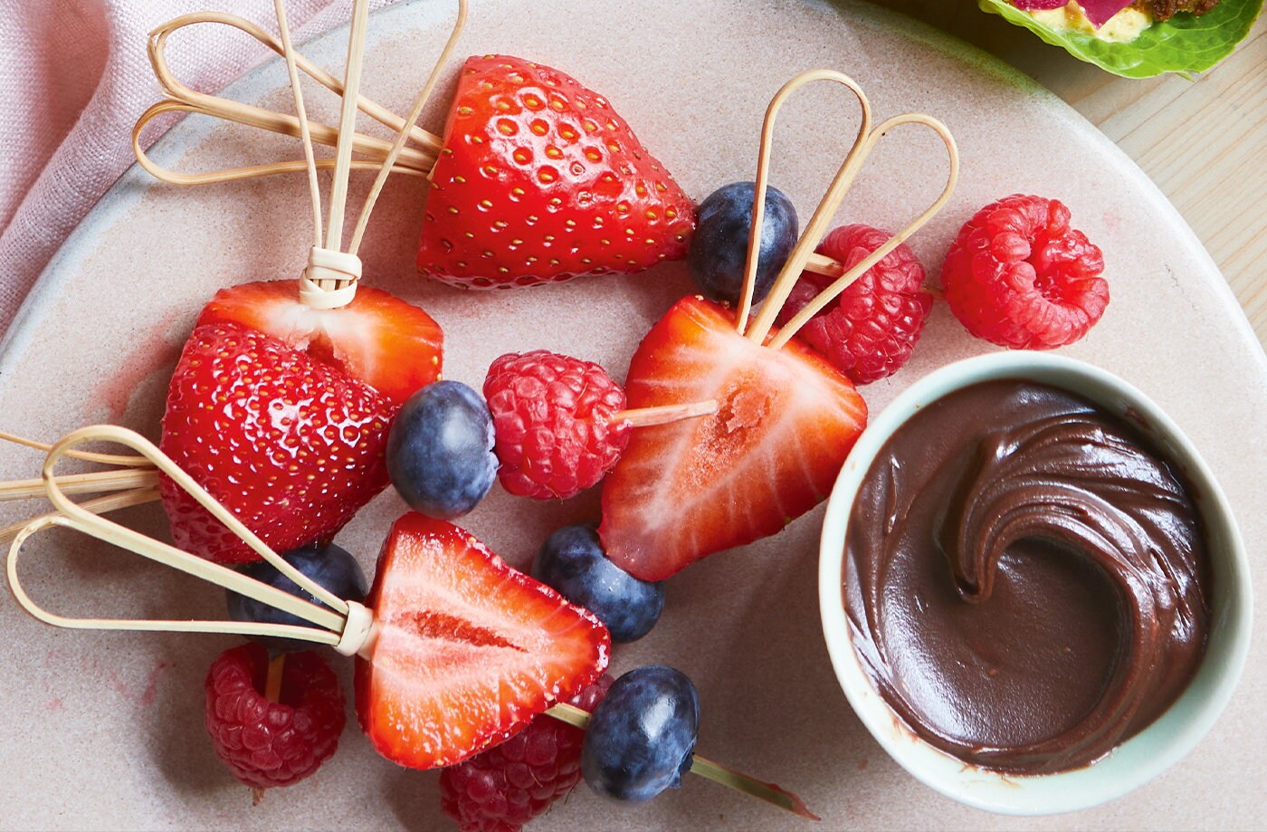 Berry skewers