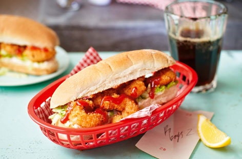 Image of "Shrimp po' boys"