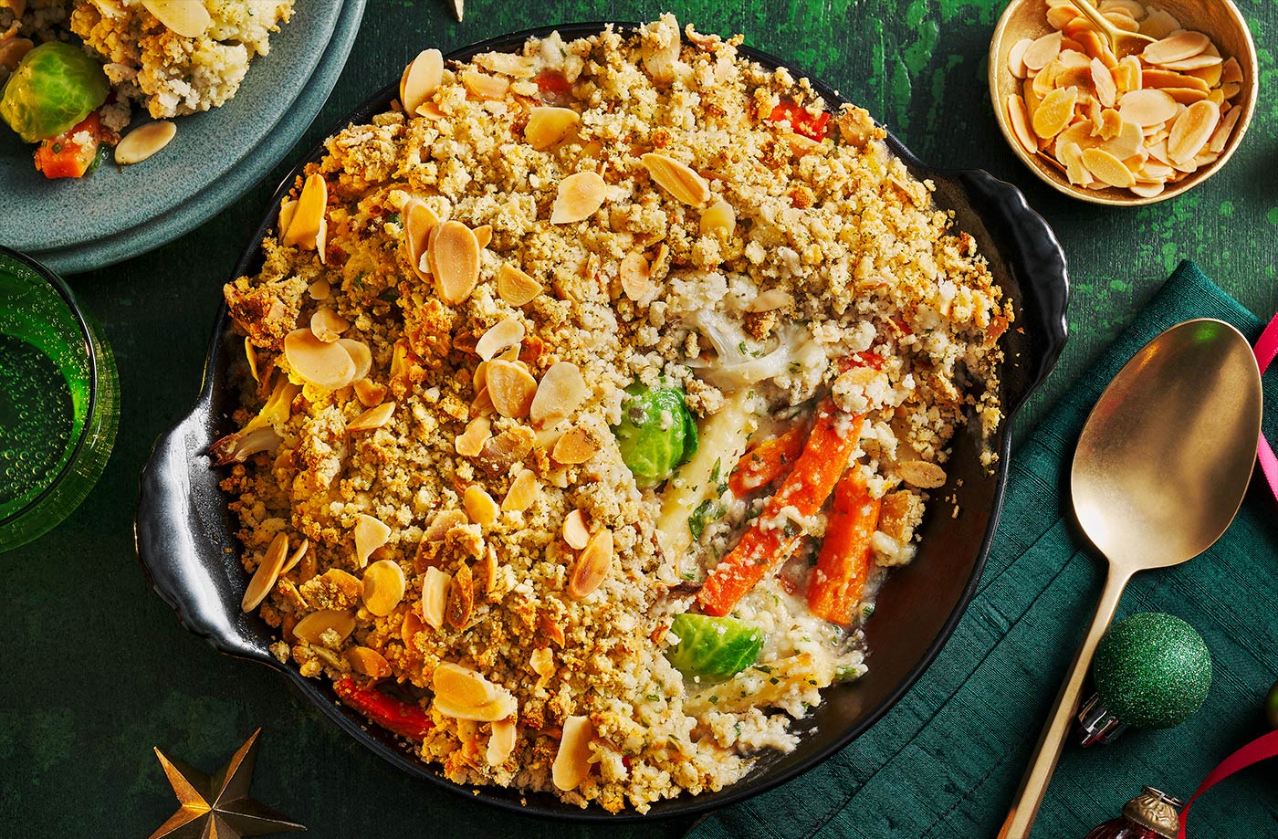 Christmas veg crumble