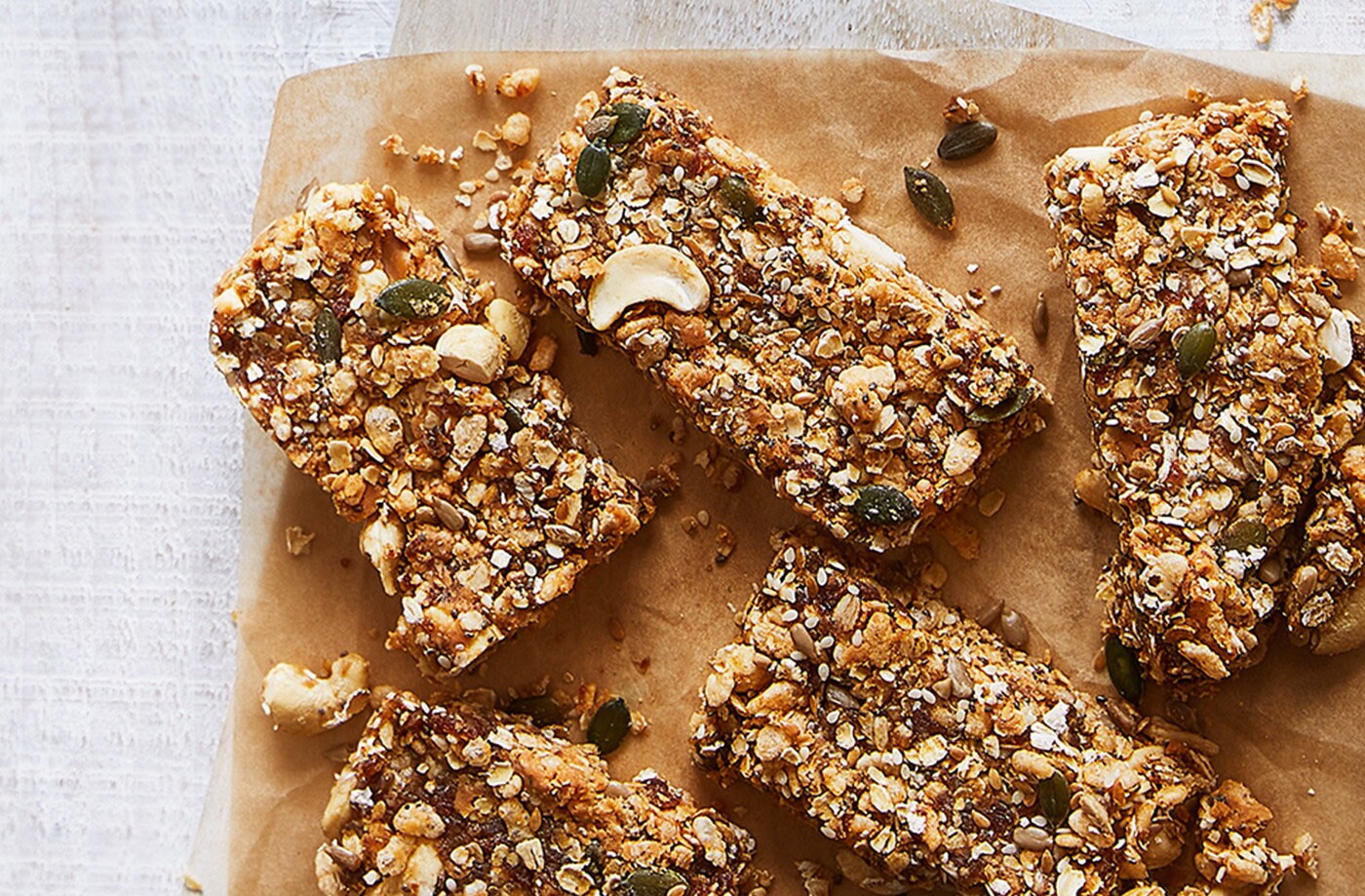 No-bake breakfast flapjacks