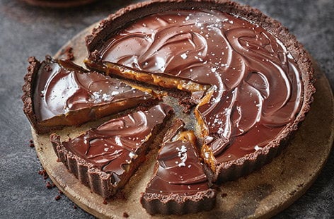 Image of "No-bake salted caramel tart"