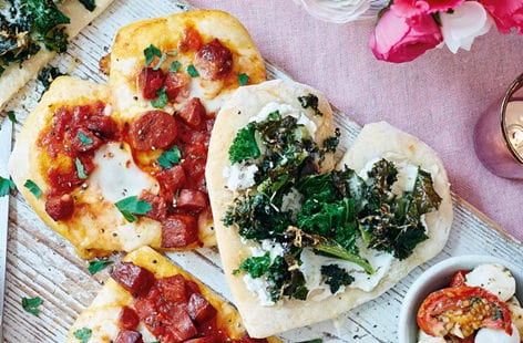 Image of "Cheat's Caprese pizza"