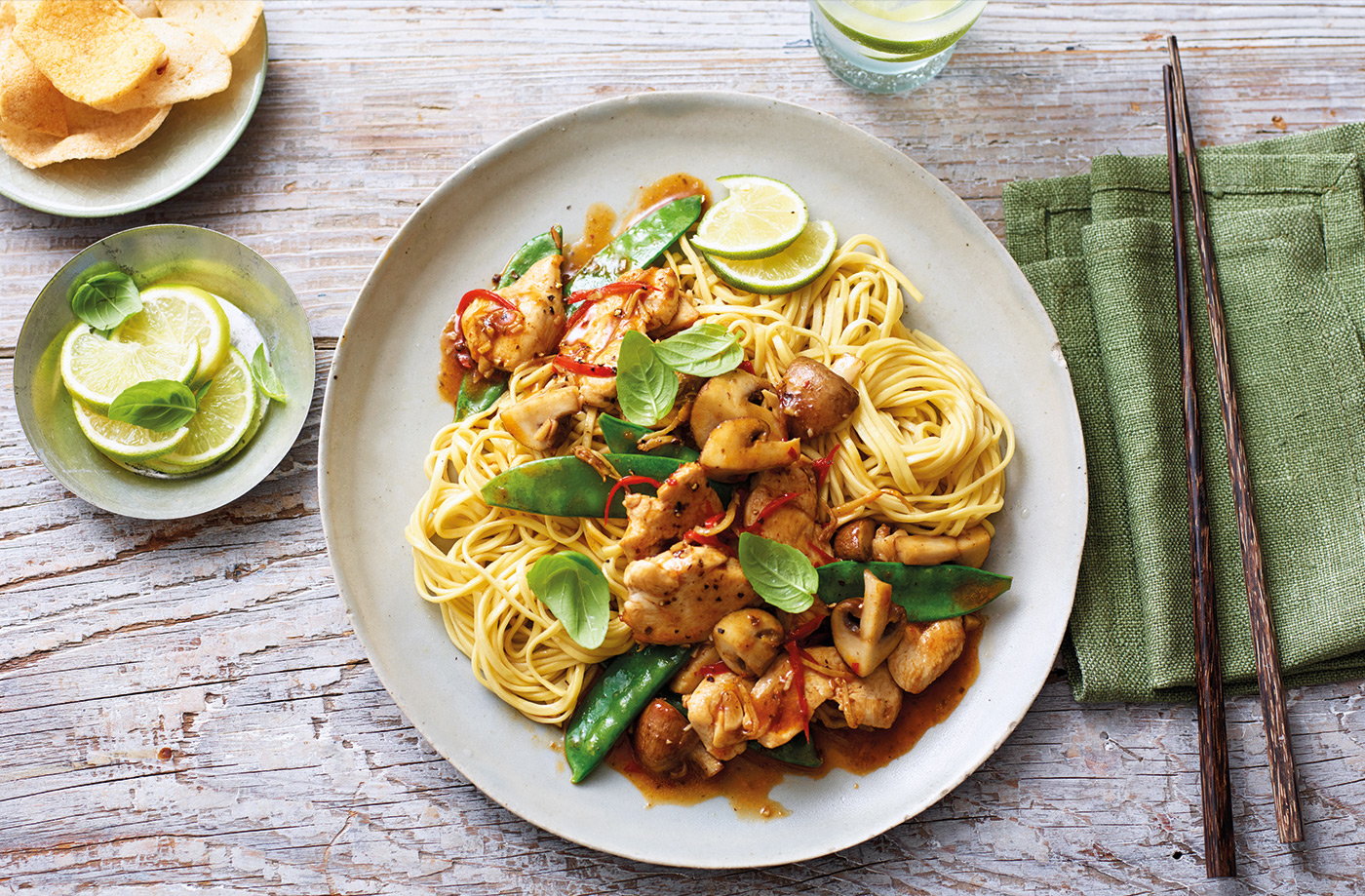 Thai chicken and basil sizzle